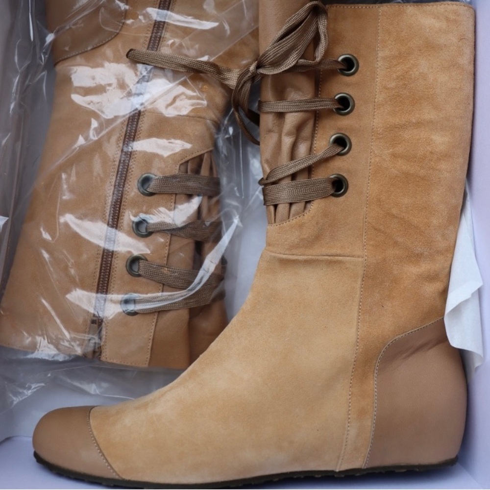 New Peter Kent Italian Suede Boots size EU 39.5 - Picture 3 of 13